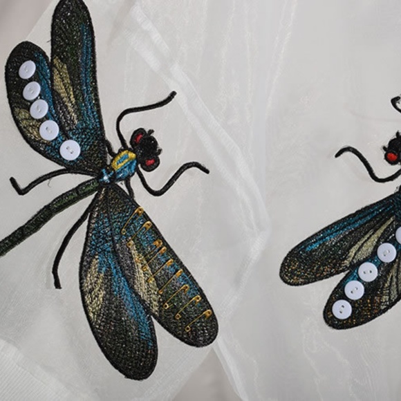 Korean Dragonfly Blouse - Picture 5 of 7